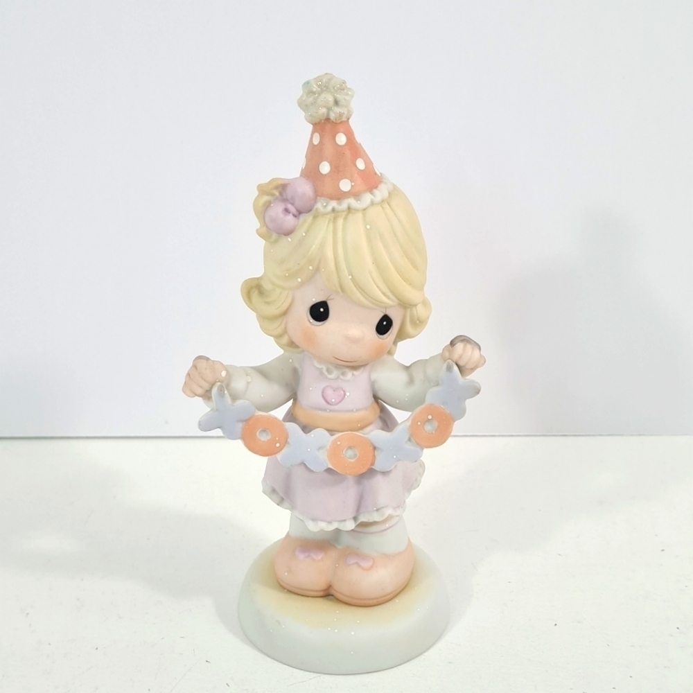 Precious Moments "Birthday Wishes With Hugs and Kisses" Figurine #4004682 , 2005